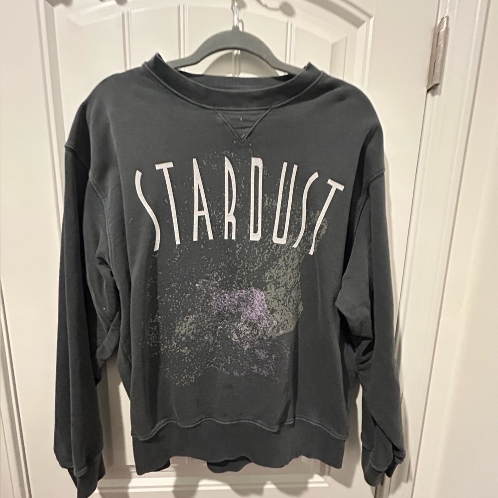 Anine Bing Stardust sweatshirt Large faded black